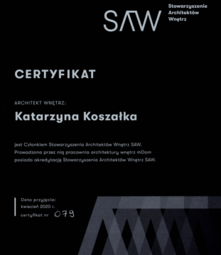 certyfikat
